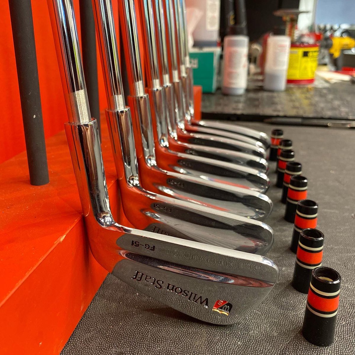 kbsgolfx's tweet photo. Fun surprise getting these beauties in the shop this week! From the @WilsonGolf archives ๐ฎโ๐จ๐ฅ
Soon to be complete with @kbsgolfshafts Tour 120g shafts, @bbandfco ferrules and @lamkingrips ๐๐ผ
#customgolfclubs #buildshop #kbsgolfx #clubbuilding #wilsongolf #kbsgolfshafts https://t.co/2wqB3pHEb5