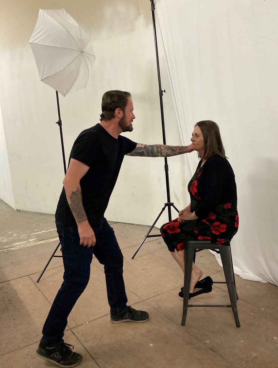 usvetsprescott's tweet photo. Military Makeover day!!
Six of our veterans received special treatment at @FantasticSamsPrescott this morning. HUGE THANK YOU to stylists, Howard and Kelly for donating their time and talent and  @Blushing Cactus Photography for taking before and after photos! https://t.co/wrlyIRvUbf