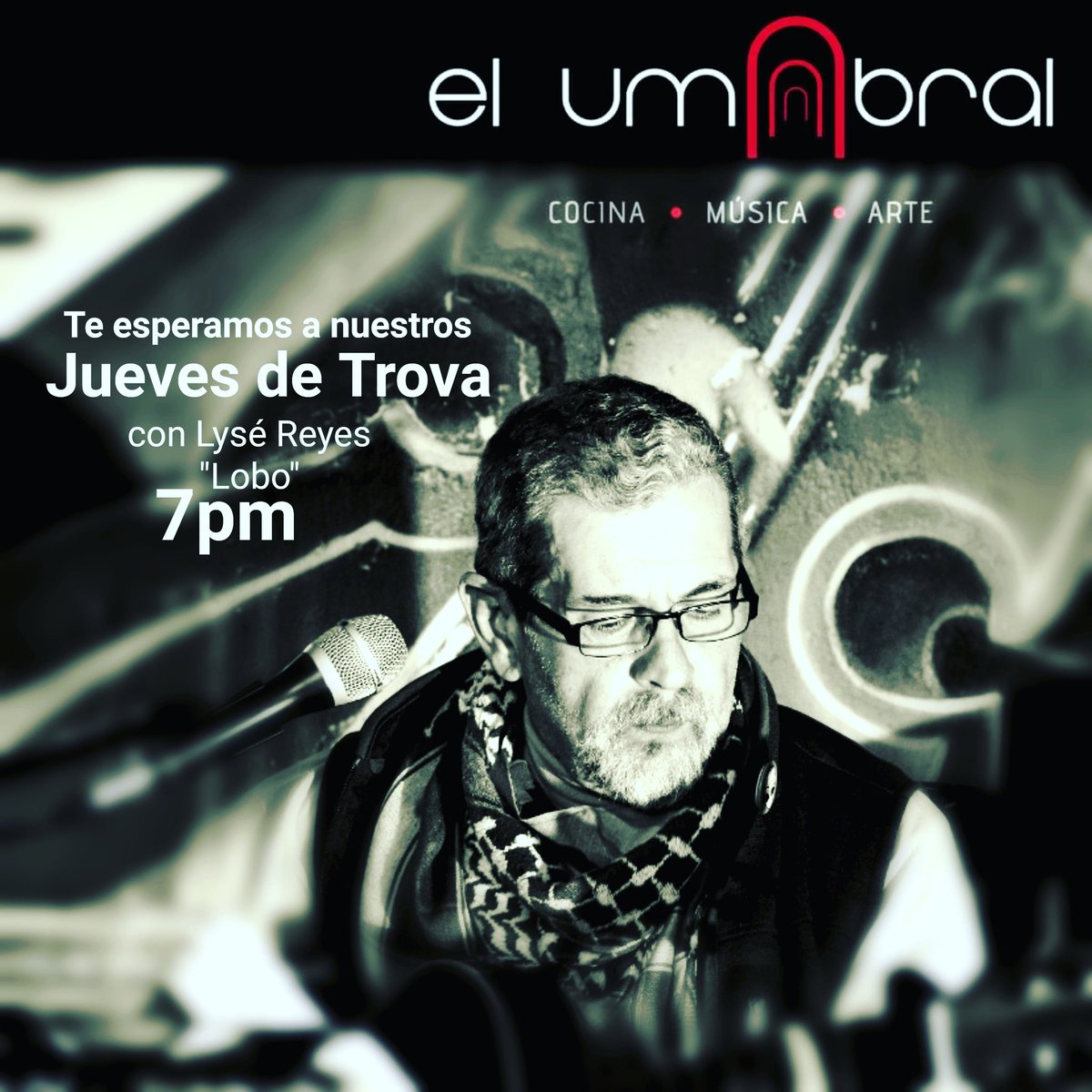 LoboLyse's tweet photo. Sigamos creando nuevas #tradiciones 
Ven a #enamorarte en nuestras noches de #trova 
Todos los #jueves en @elumbral_restaurante te  a partir de las 7pm
Allá nos escuchamos
#LyséReyes #textospoeticos #trova #musicadeautor #musica #amor #juevesdetrova #micropoesia 
@LoboLyse https://t.co/GJYKLlCt0Y