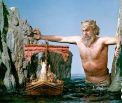 La última aventura es la de las rocas Simplégadas. También varía la cosa. En la película acude en su...