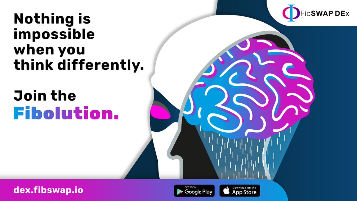 FibSwap's tweet photo. If you think differently, there are endless possibilities.

At #Fibswap, we have a team and community of great minds that look towards the future.

So join the Fibolution today ✨

#CrossChain https://t.co/yiXKoWvoLm