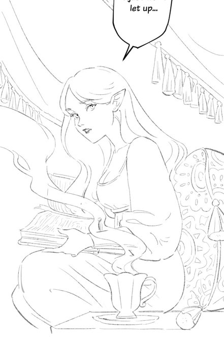 I did this story as practice for drawing comics, please check it out and lmk what you think!! (link in replies) 