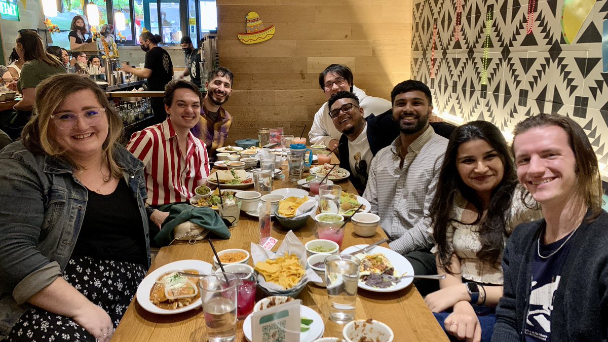 Lab lunch celebrating all that is good in our lives. Happy #CincodeMayo!
