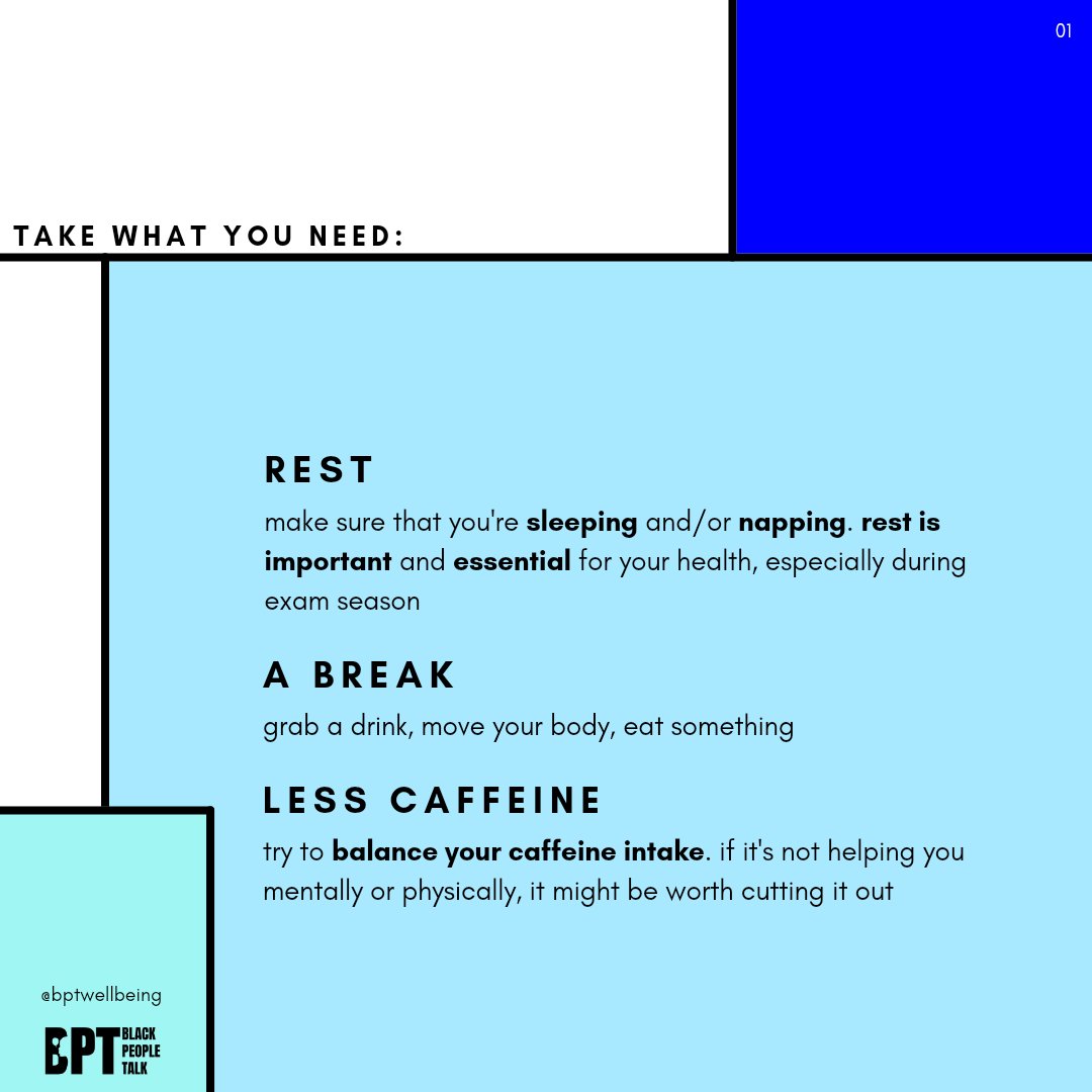 BPTwellbeing's tweet photo. Exam season is upon us π¬
This can be a hard time for many of us, especially as Black students. Always prioritise yourself & your wellbeing during this period, and remember that you're capable.
#BlackStudentsTalk #AcademicTwitter https://t.co/c8q4e3M7Jr