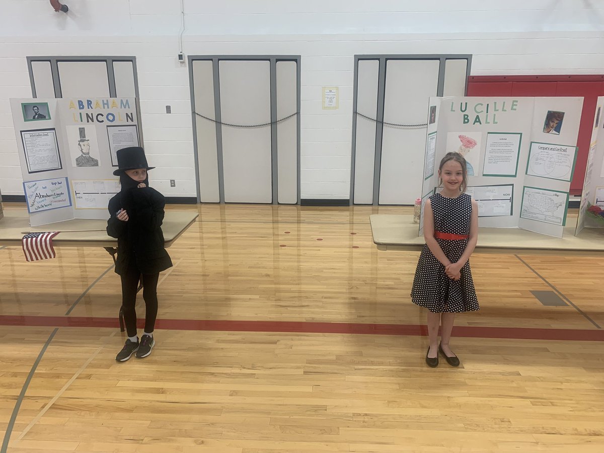 BC_Cardinals's tweet photo. The 4th graders held their annual Wax Museum today.  All the students did a great job of performing! Thank you to everyone who came out to support our students today.  #bcesrocks https://t.co/Y6Z3bsXg05