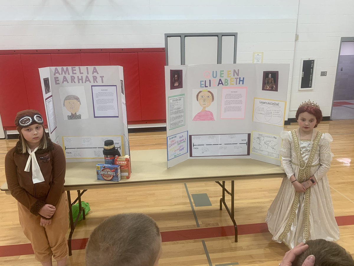 BC_Cardinals's tweet photo. The 4th graders held their annual Wax Museum today.  All the students did a great job of performing! Thank you to everyone who came out to support our students today.  #bcesrocks https://t.co/Y6Z3bsXg05