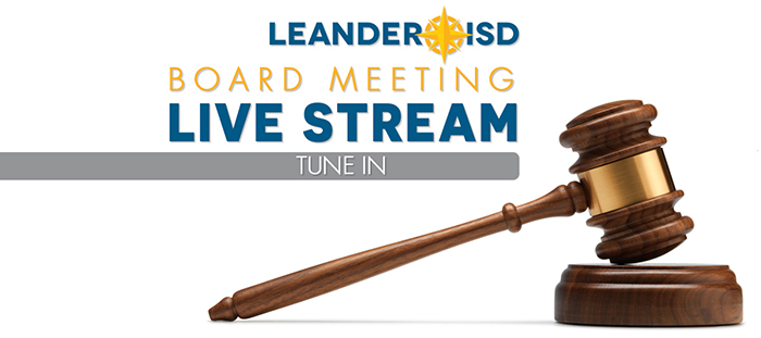 LeanderISD's tweet photo. The #LISDBoard meets tonight at 6:15. #OnTheAgenda:
* A revised staff compensation plan for 2022-23
* Results from @BrightBytes technology survey
* A #SpotlightOnLearning with @ReaganElemCP 
agenda: https://t.co/ljB8oOyjb4
livestream: https://t.co/isXM86DCd4 https://t.co/uOGEoaBcgN
