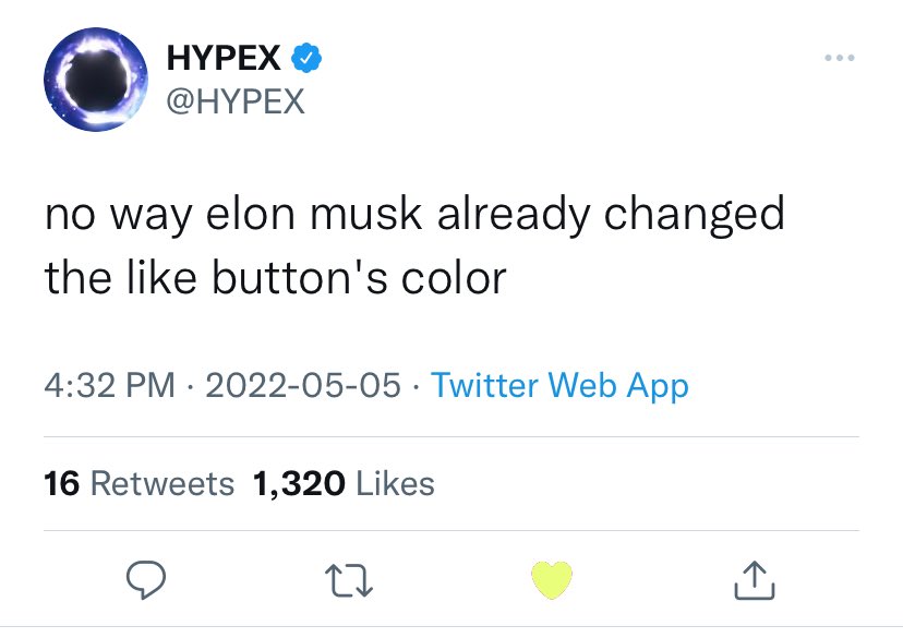 <a href="/HYPEX/">HYPEX</a> Its yellowish green now!