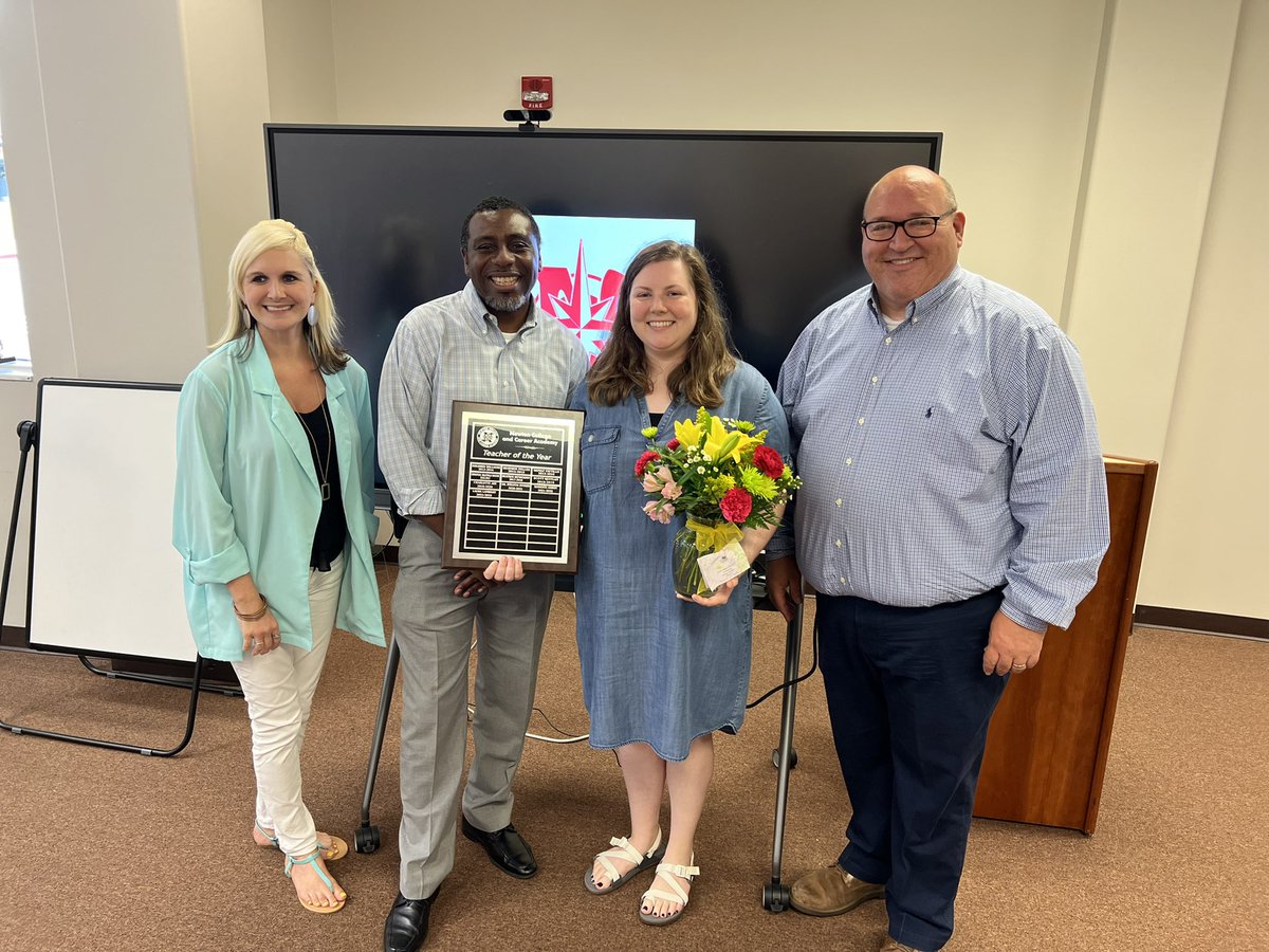 NCCA_Covington's tweet image. Congratulations to our 2022-23 Trainer of the Year, Laura Lambert!  We appreciate what you have brought to NCCA, STEM Institute, HOSA, and the Biotech program!  #myncca #ncssbethebest