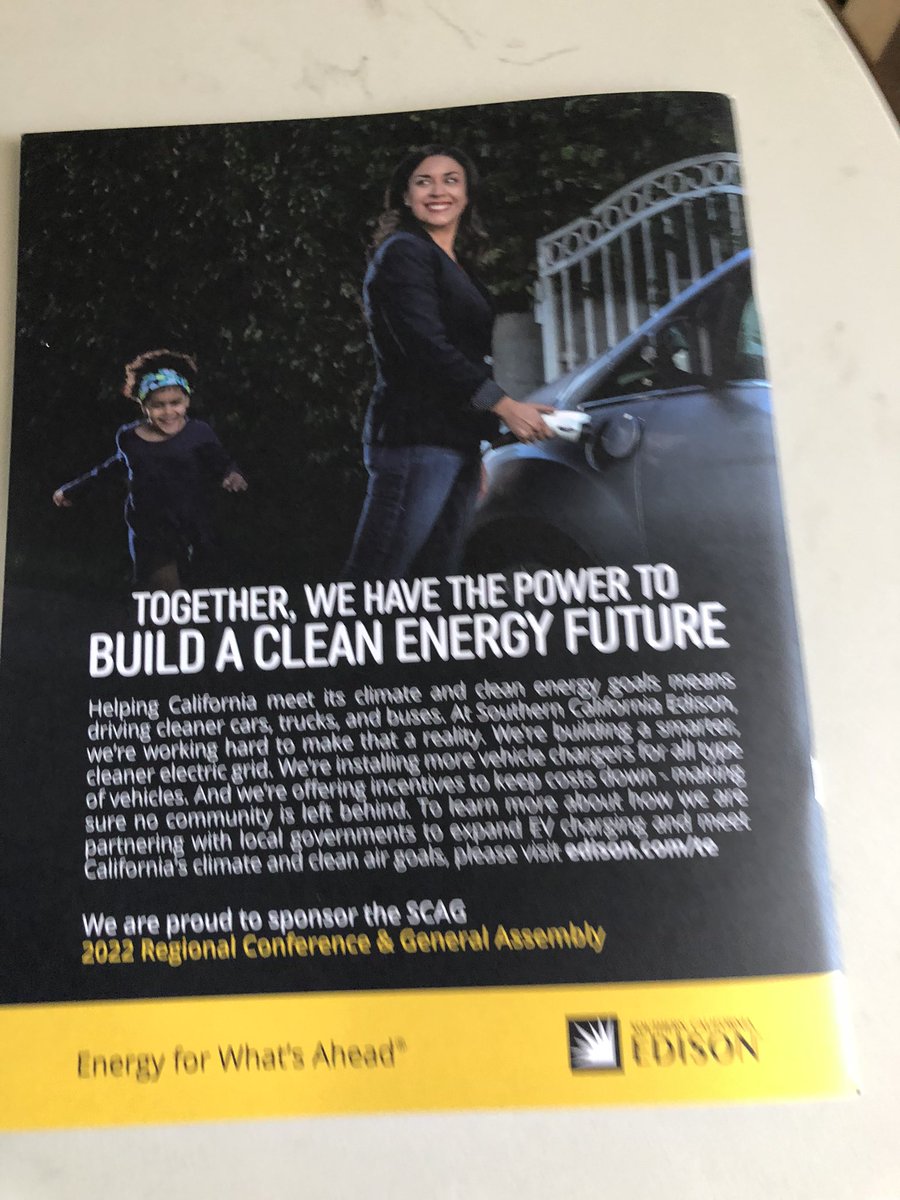 SCE_LydiaR's tweet photo. @sce proud to sponsor @SCAGnews 2022 Regional Conference &amp; General Assembly! Together, we have the power to build a #cleanenergy future! https://t.co/HEc8iFeyFl