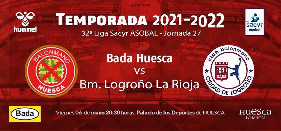 BmHuesca's tweet photo. ✒️ Previa | "Mañana saldremos a darlo todo, estamos en nuestra casa y ante nuestra afición" 🗣 @Jfnolmeng
https://t.co/4b8quYGbkC
🗓 Viernes 6
🕣 20:30h
🆚️ @CdadLogrono
🏟 Huesca
‼️Os esperamos a tod@s🙌‼️
#HCALOG #VamosBada #BadaHuesca #Balonmano #Handball #HuescaLaMagia https://t.co/nFvmYNfilt