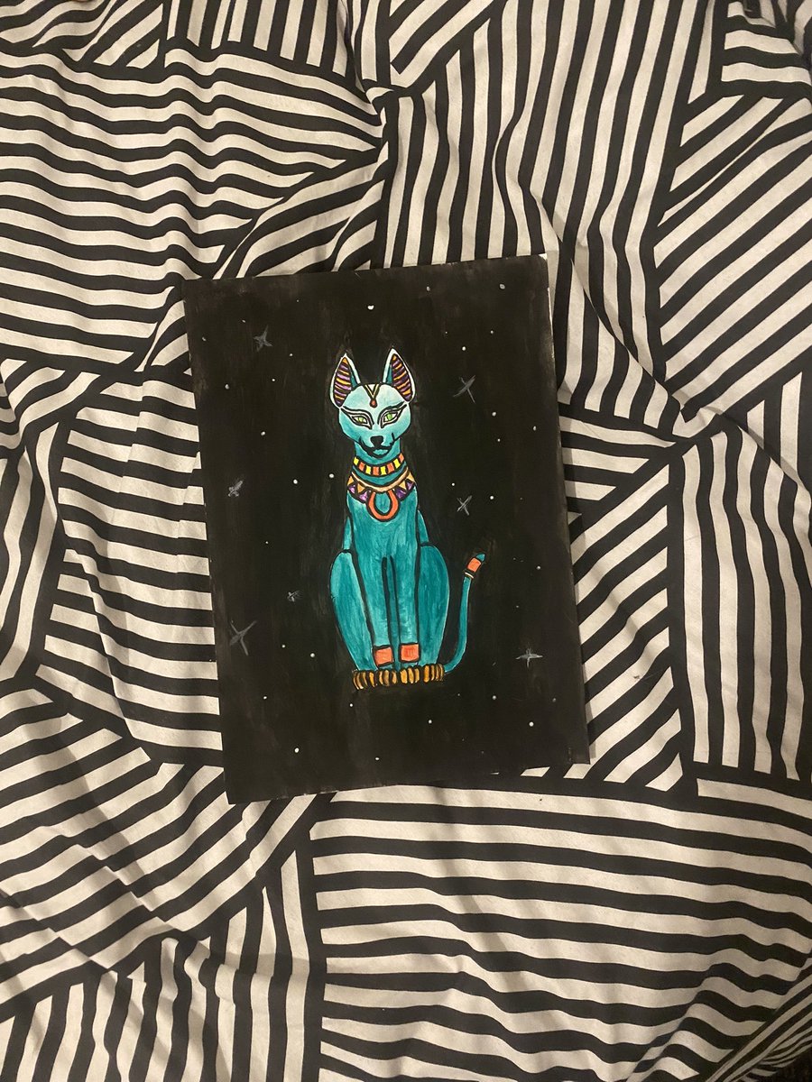 After speaking to colleagues today about me starting my silver Arts Award qualification, I just had an urge to get the paint out! Safe to say there’s black paint splattered EVERYWHERE