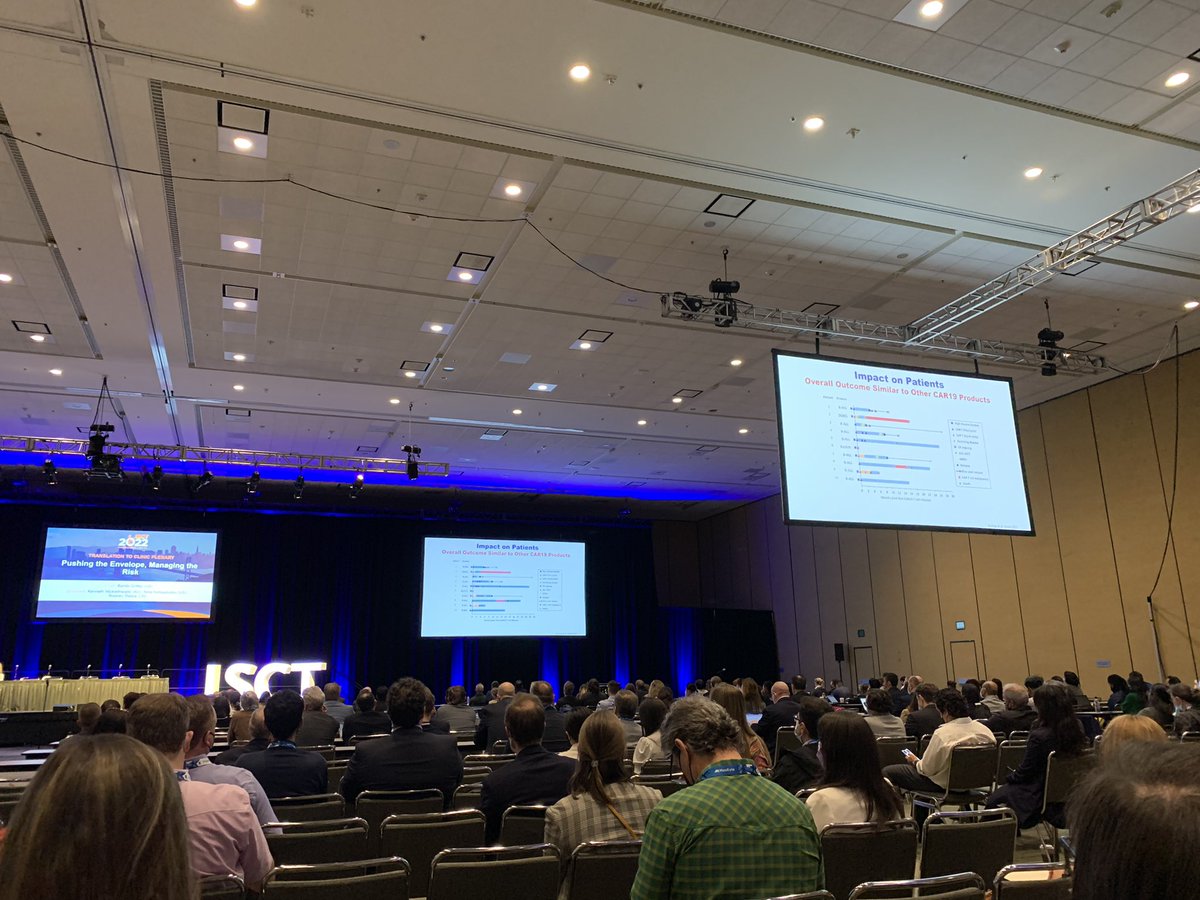 ScinusCell's tweet photo. Great talk of Kennith Micklethwaite at @ISCTglobal 2022 in San Francisco about CAR-T applications #CellTherapy #ISCT2022 #Scinus https://t.co/MggVXsq3xW