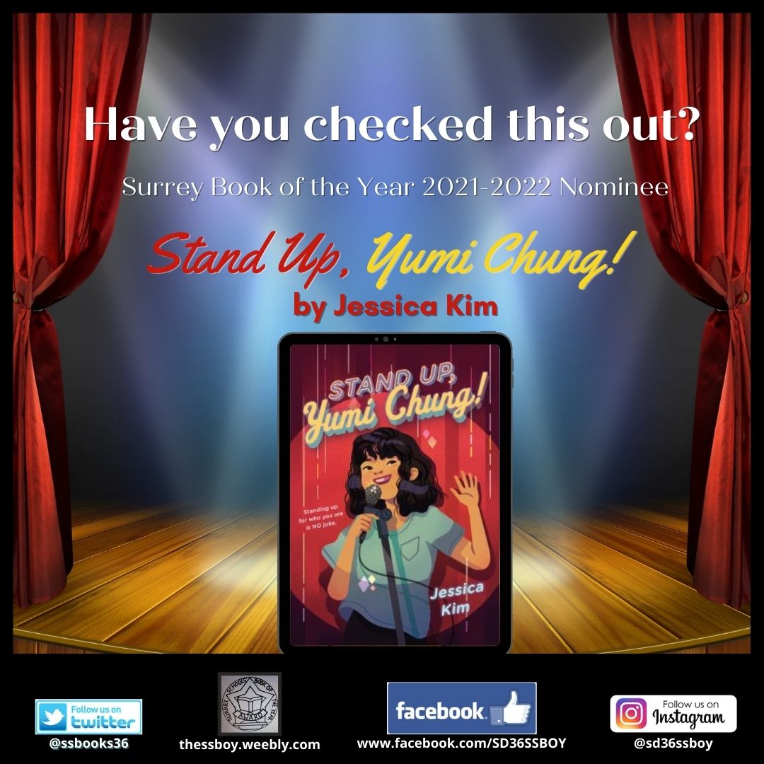 Crack a joke with Yumi Chung. Read Stand Up, Yumi Chung! by @jesskimwrites  #ssboy #sd36learn #sd36tl #mglit