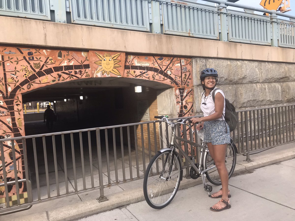 PhillyHeels's tweet photo. THE FIRST MULTI-STATE #HeelsOnWheels RIDE!! 😱 We started off w/ some @RideIndego technical difficulties, but thx to gr8 customer service, we were off in no time.

(Ignore the part on the map where we clearly can’t find the entrance to the bridge) https://t.co/tp1VEtrB6c