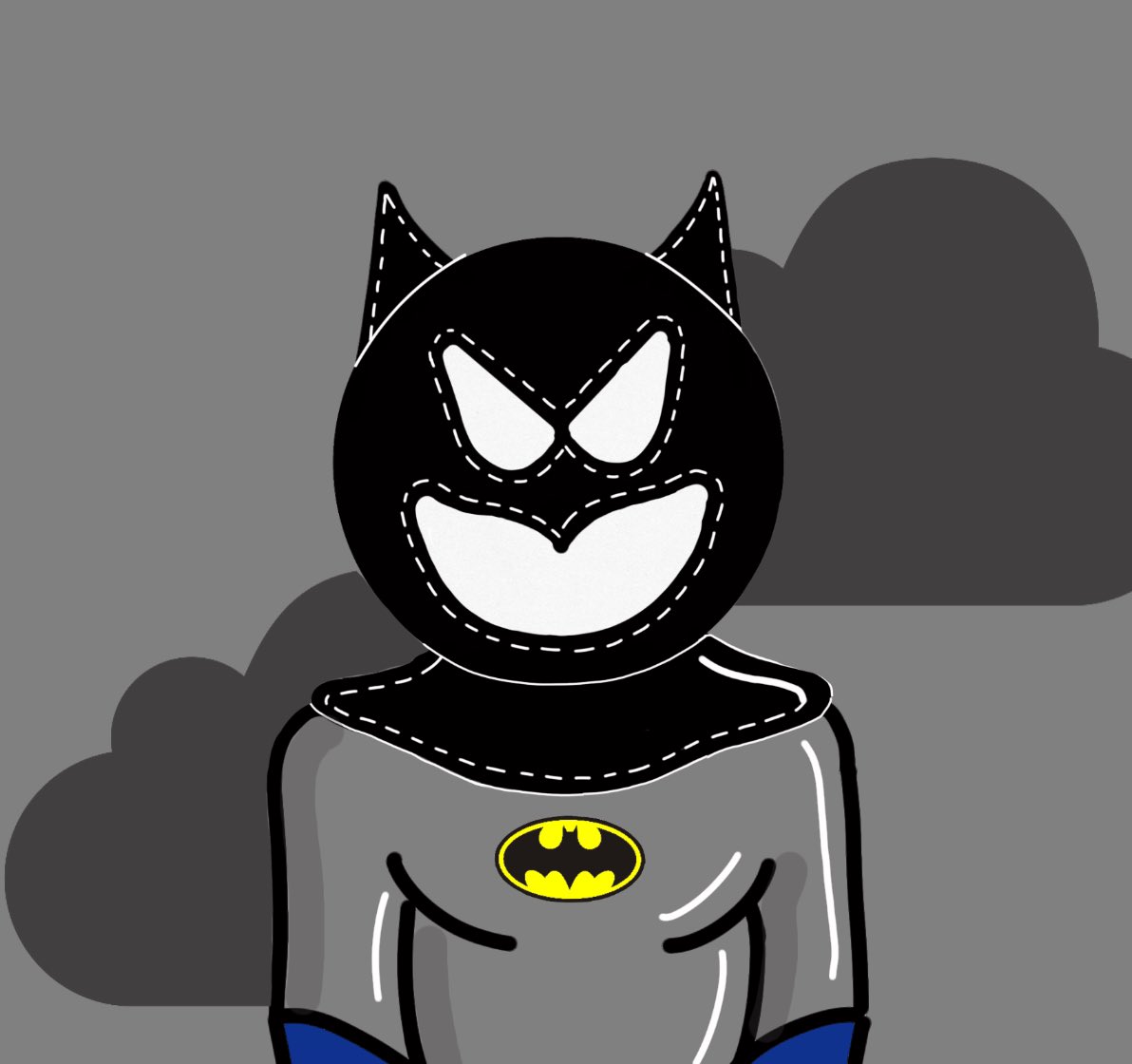 MindfullMellows's tweet photo. @Cfnvlogs @brunoart_nft Didn’t have much time, but I think this donut wanted to be Batman 🦇😁 https://t.co/5XaZnd64SS