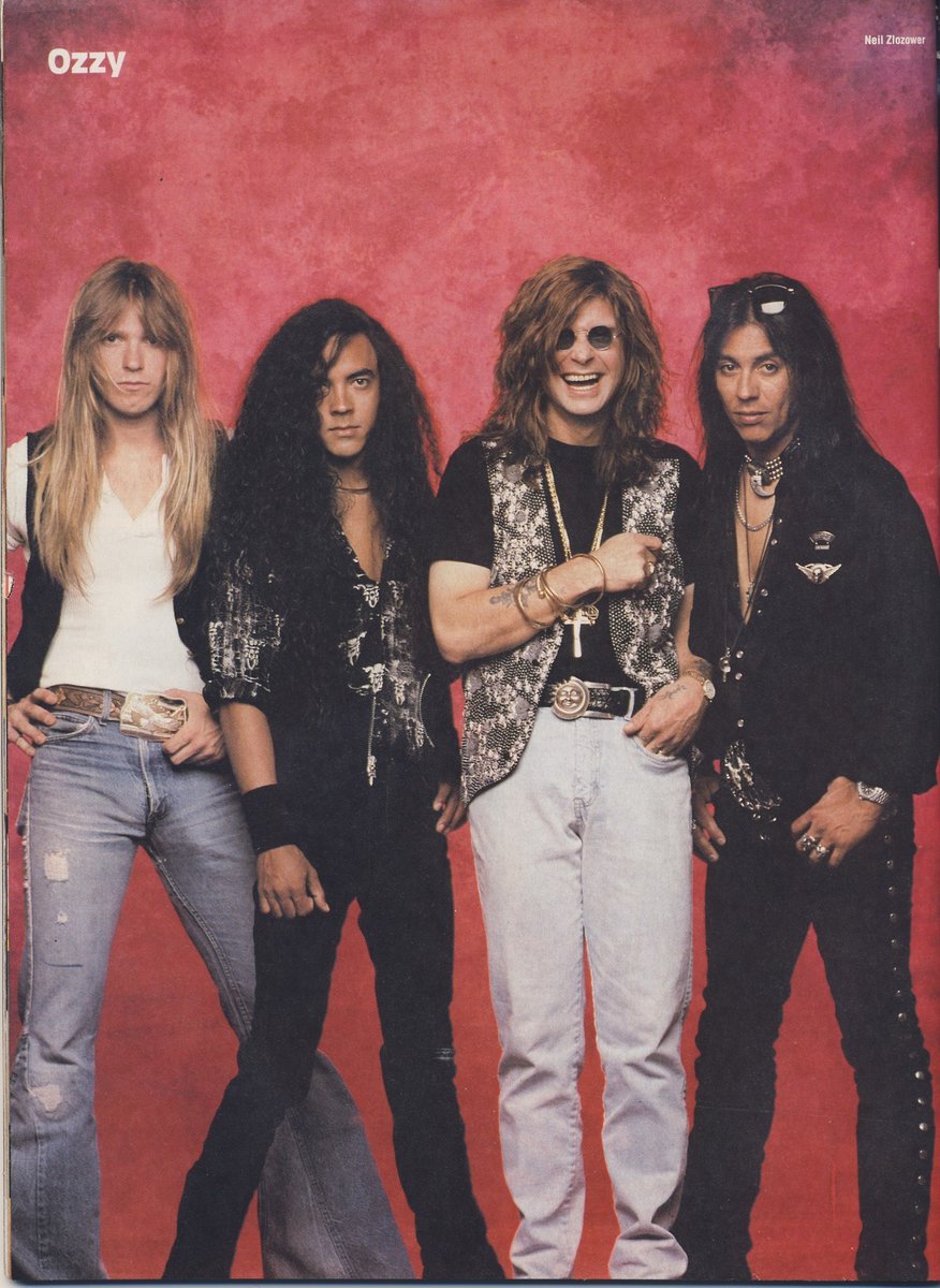 Metalmike3's tweet photo. Zakk Wylde, Michael Inez, Ozzy Osbourne &amp; Randy Castillo https://t.co/icrDzBBZdw