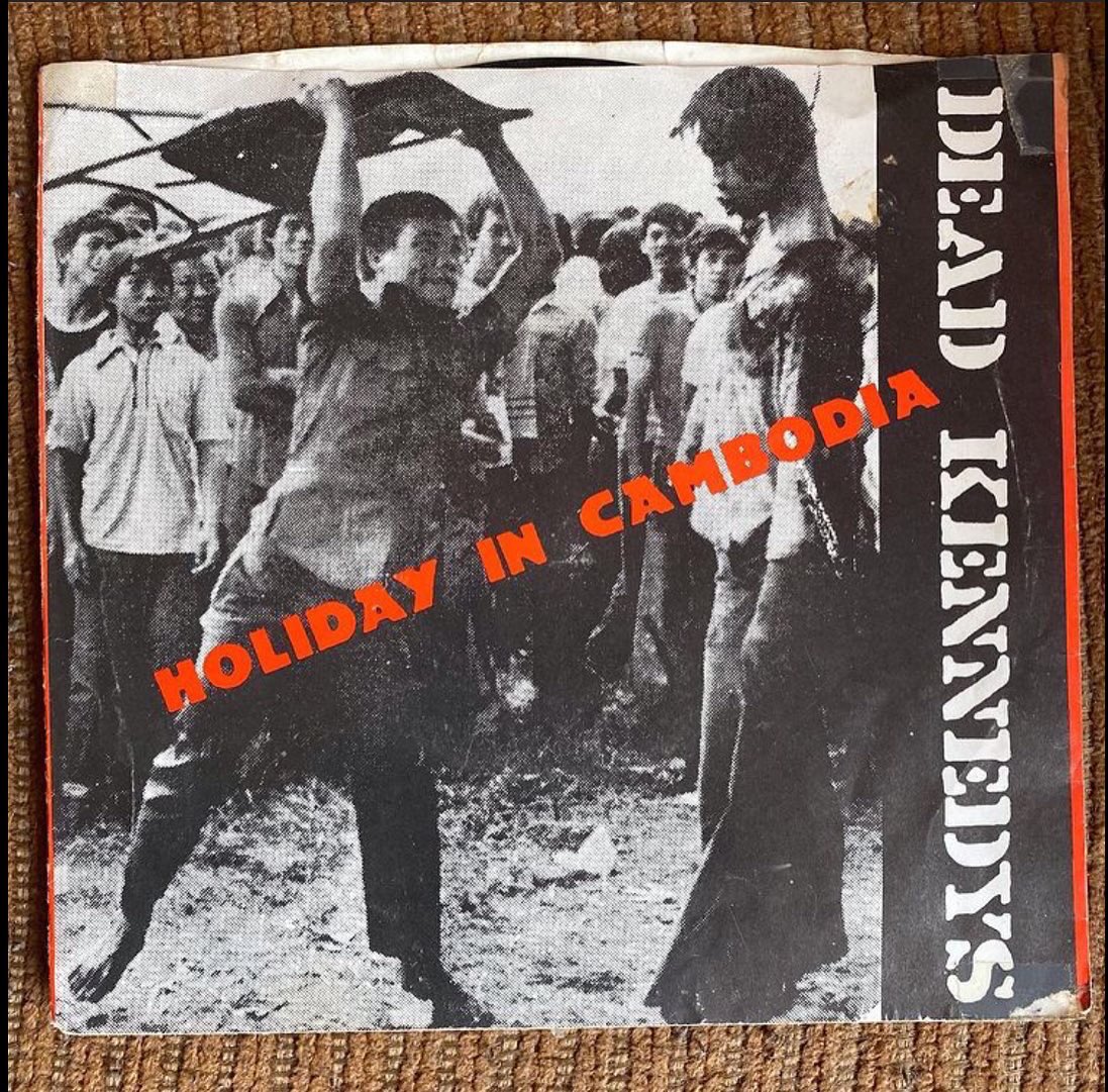 #OnThisDay May 1980 @DeadKennedys & @Jello_Biafra_ released  the single#HolidayInCambodia