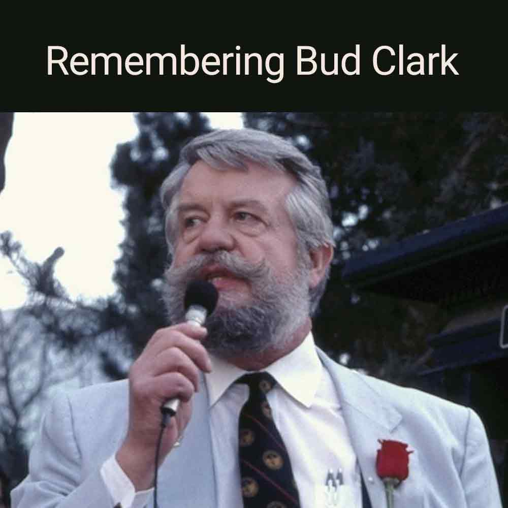 DTPortlandNA's tweet photo. Celebrate Bud Clark, Sunday, May 15th - The late Portland Mayor, J.E. “Bud” Clark will be remembered in a public celebration of his life on Sunday, May 15th at 1:00 p.m. in Portland’s Pioneer Courthouse Square.
 #pdx #Portland https://t.co/RVSdh74nqa https://t.co/s63vhpLsP6