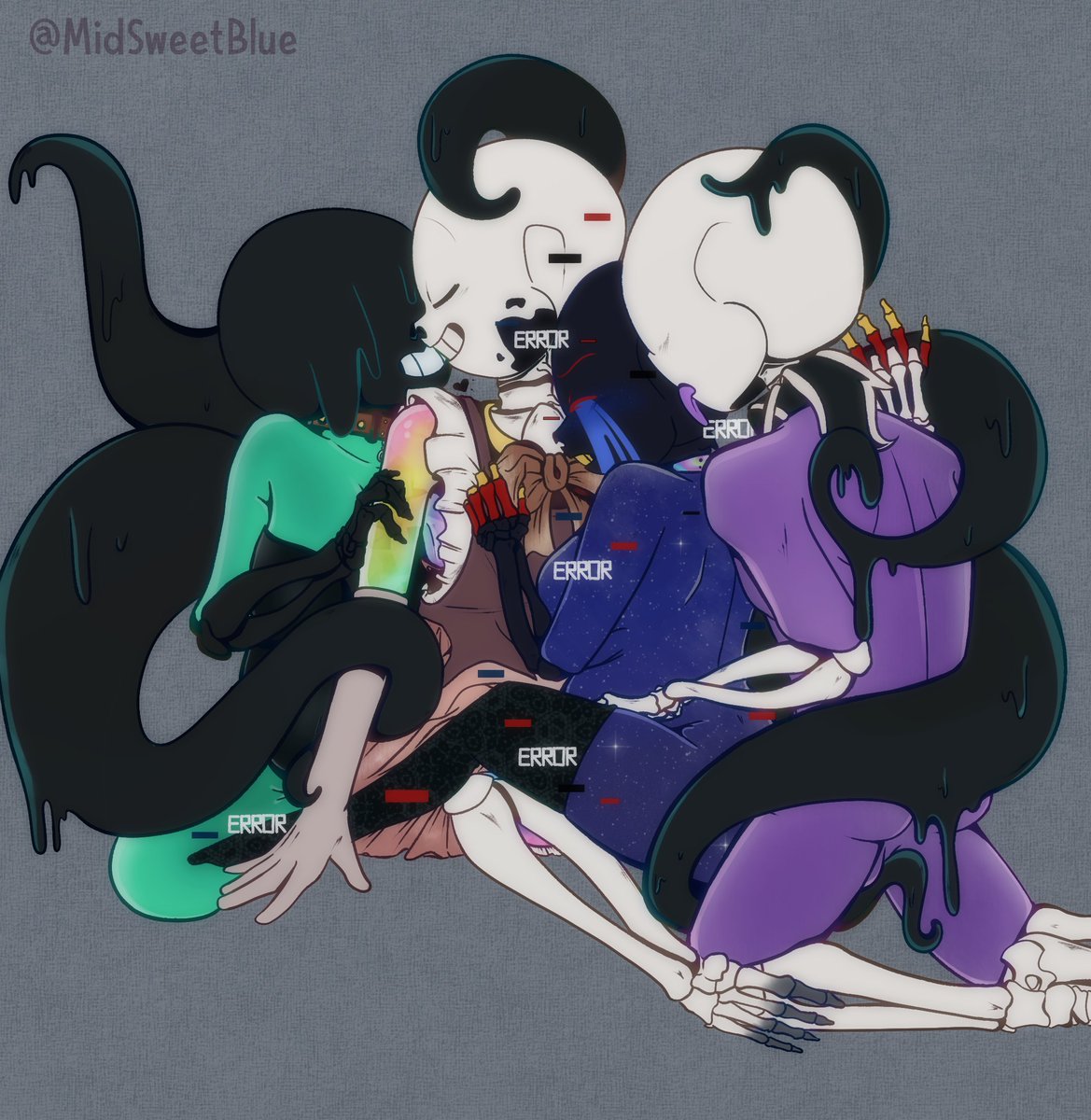 Midzu_Phantasy's tweet photo. Finished! Here part 2/2 haha idk <3
#undertail #nsfw #harem #inkdom #maids https://t.co/AUzQOf9SGB