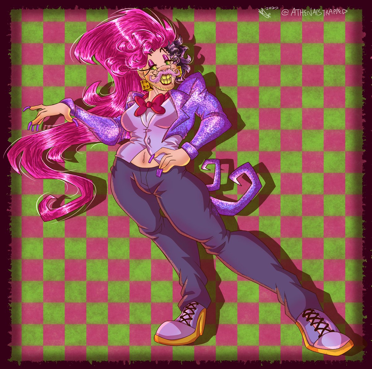 TrappedIs's tweet photo. Next up is good old warfy!!! I have to say this is the best drawing I've done of him sjfmsmdn just the overall posing and anatomy, even the hair- i dunno if ill be able to draw him like this again GSSGSGS. Hope ya like him!! #markiplier #warfstache #warfdice #artistontwittter https://t.co/vy8wJ3ycxM