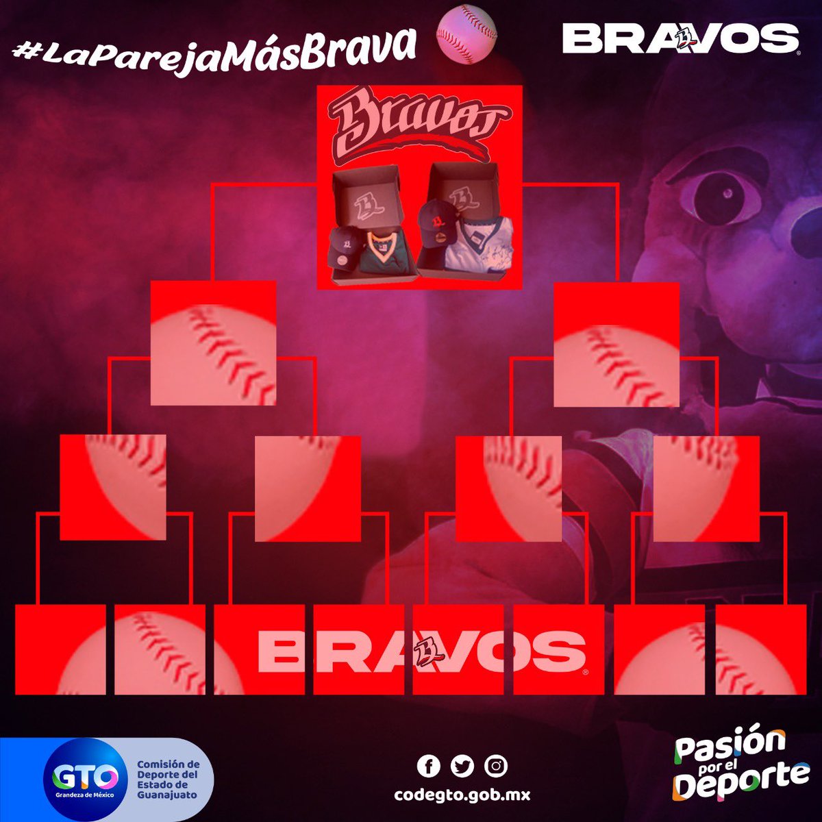 deportegente's tweet image. ¡Atención #CODEfan y fans de Bravos de León! ⚾️🦁
¿Eres de los que va en pareja a La Fortaleza? 
@NacimosBravos y CODE tienen un kit de regalo para #LaParejaMásBrava, pon mucha atención y participa para ganártelo.
Checa las bases del concurso aquí 👇🏼