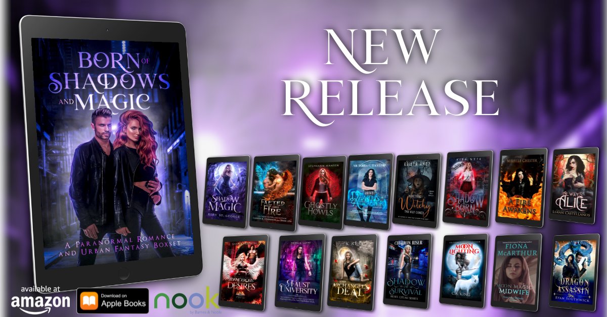 DEChapmanAuthor's tweet photo. ★New Release!★
Over a dozen myths, legends, and ancient tales rise from the shadows! #nook #kindle #applebooks #pnr #UF #boxset #99cents #BOSAM #nowlive
Order now! https://t.co/Fyv3ZQzPzo https://t.co/dgF3N0DMyh