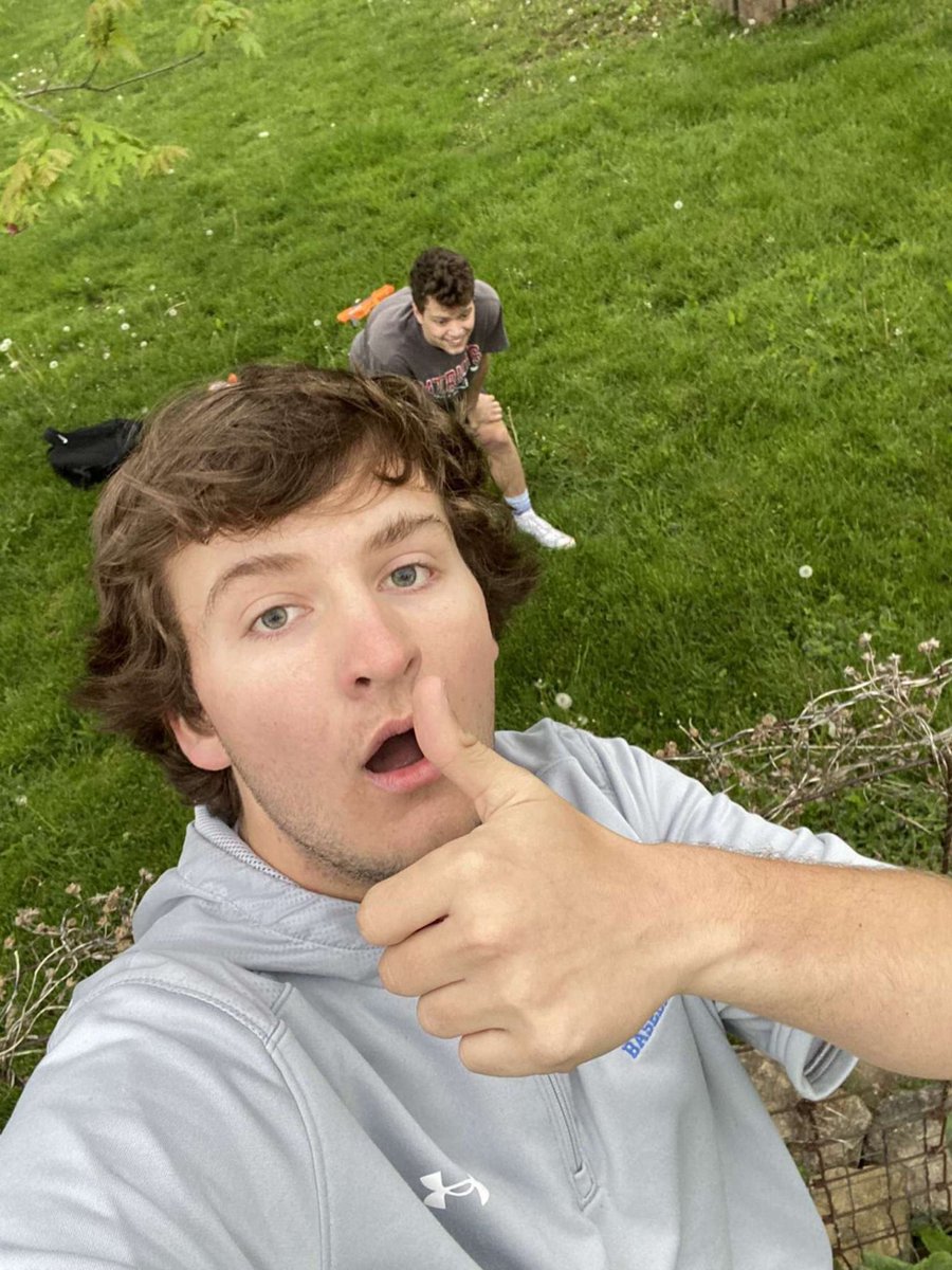 MORNING MENACES (SENIORS):  D1 For What pulled off a play this morning to tie in kills.  Landen Kidwell eliminated Micheal Curtis while he was too busy running away.  Who will break the tie and pull off the win?🤔