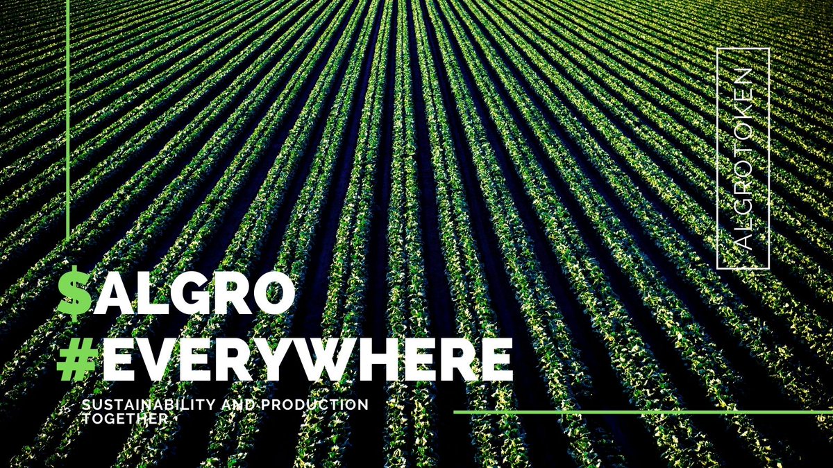 agrodib's tweet photo. Hello Community!🧑‍🌾
$ALGRO
#EVERYWHERE
#algofam #Algorand https://t.co/zVaE9DqKZa