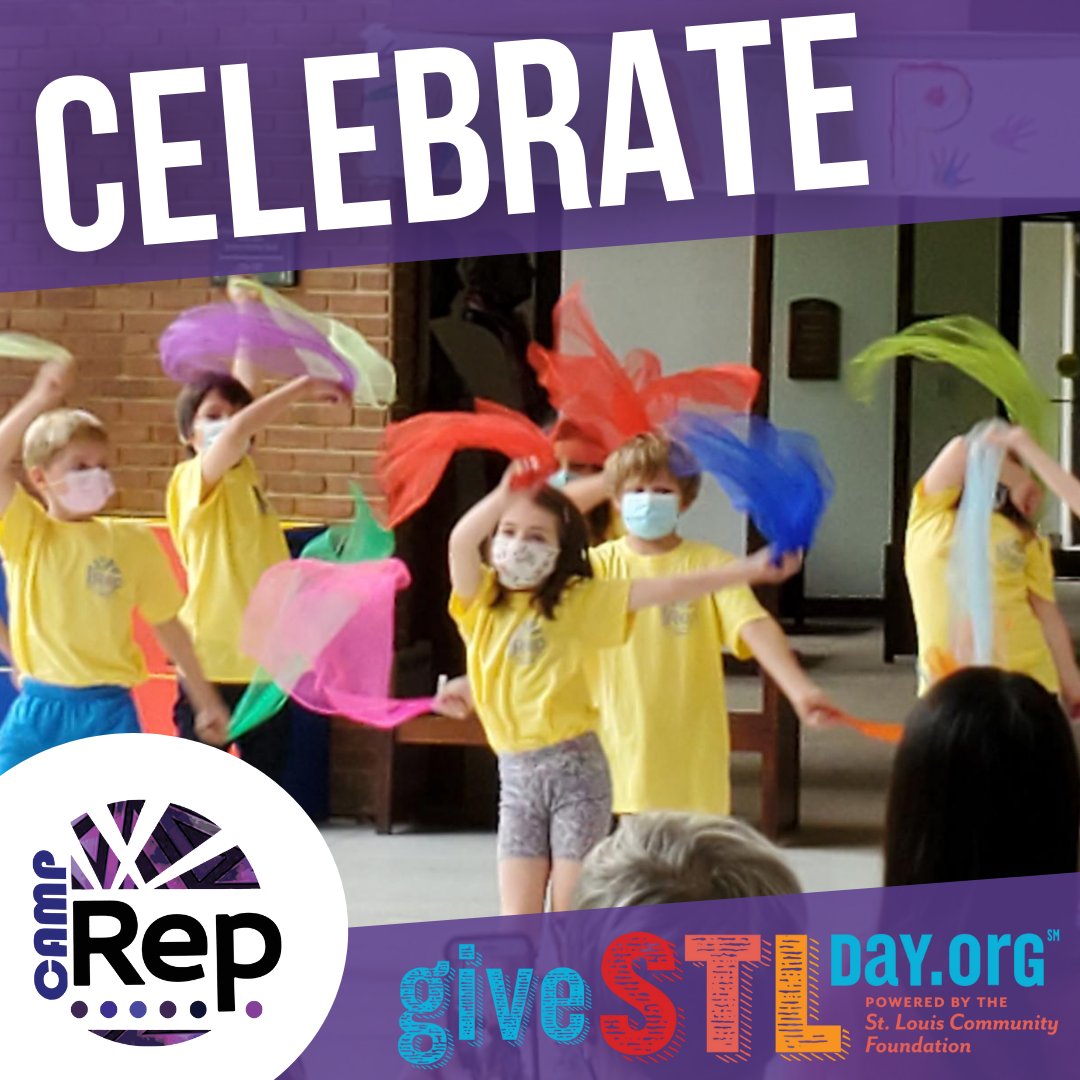 repstl's tweet photo. #CampRep is an excellent opportunity to introduce youth to the benefits of arts education and performance by helping them find and celebrate their true authentic voice. Donate today for #GiveSTLDay with the link in our bio and help us reach our goal! https://t.co/tNE1TMKmy4