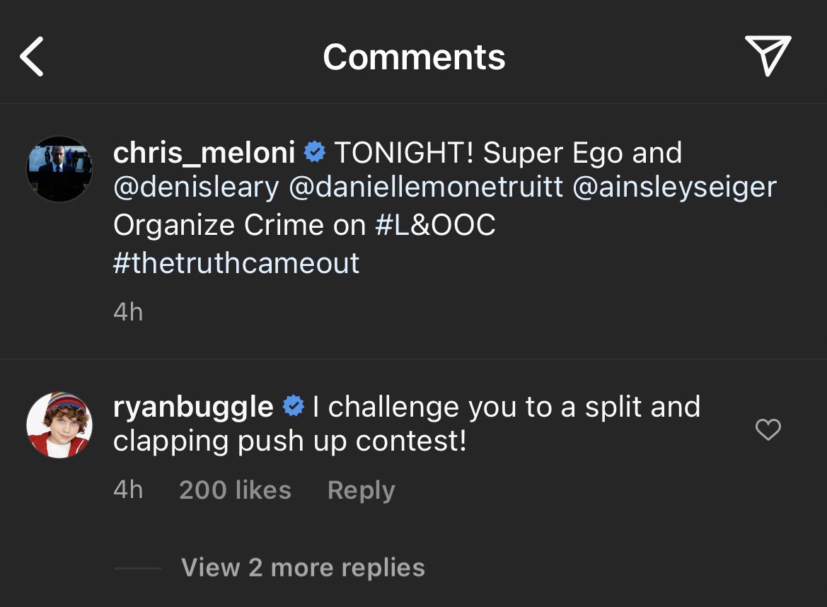 morgs6313's tweet photo. how it started how it’s going
@Chris_Meloni @RyanBuggle #clappingpushups https://t.co/IwjEO7ISzZ