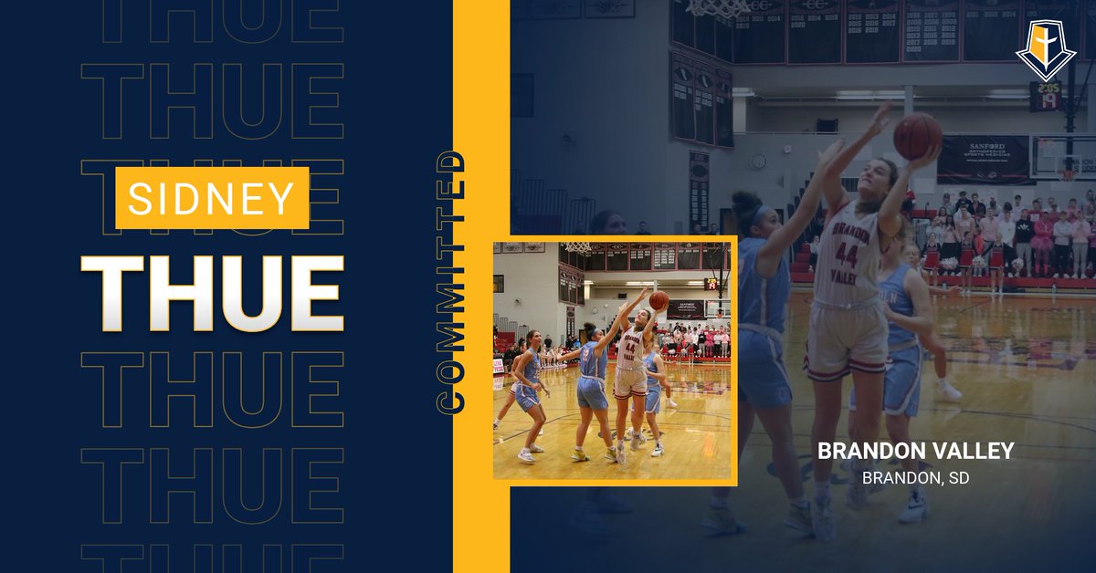 Another big time commit for our program with 6'1 forward from Brandon Valley. Sidney helped her team to multiple state tournament appearances! Please help us welcome Sid! <a href="/sidney89939090/">sidney thue</a> #BuildingTheHype