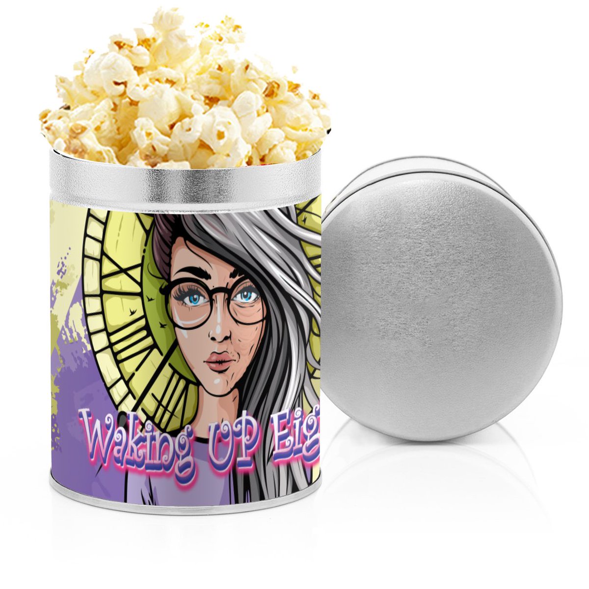 WakingUp80Film's tweet photo. The Waking Up Eighty #movietime popcorn and collectible popcorn tins are here!

The delicious aroma. The crunchy bite. The dazzling colorific and Caramel Chocolate swirls. The salty kick. The buttery finish...

Enjoy the goodies inside the Waking Up Eighty tins, and enjoy https://t.co/mG6CvbsHxJ