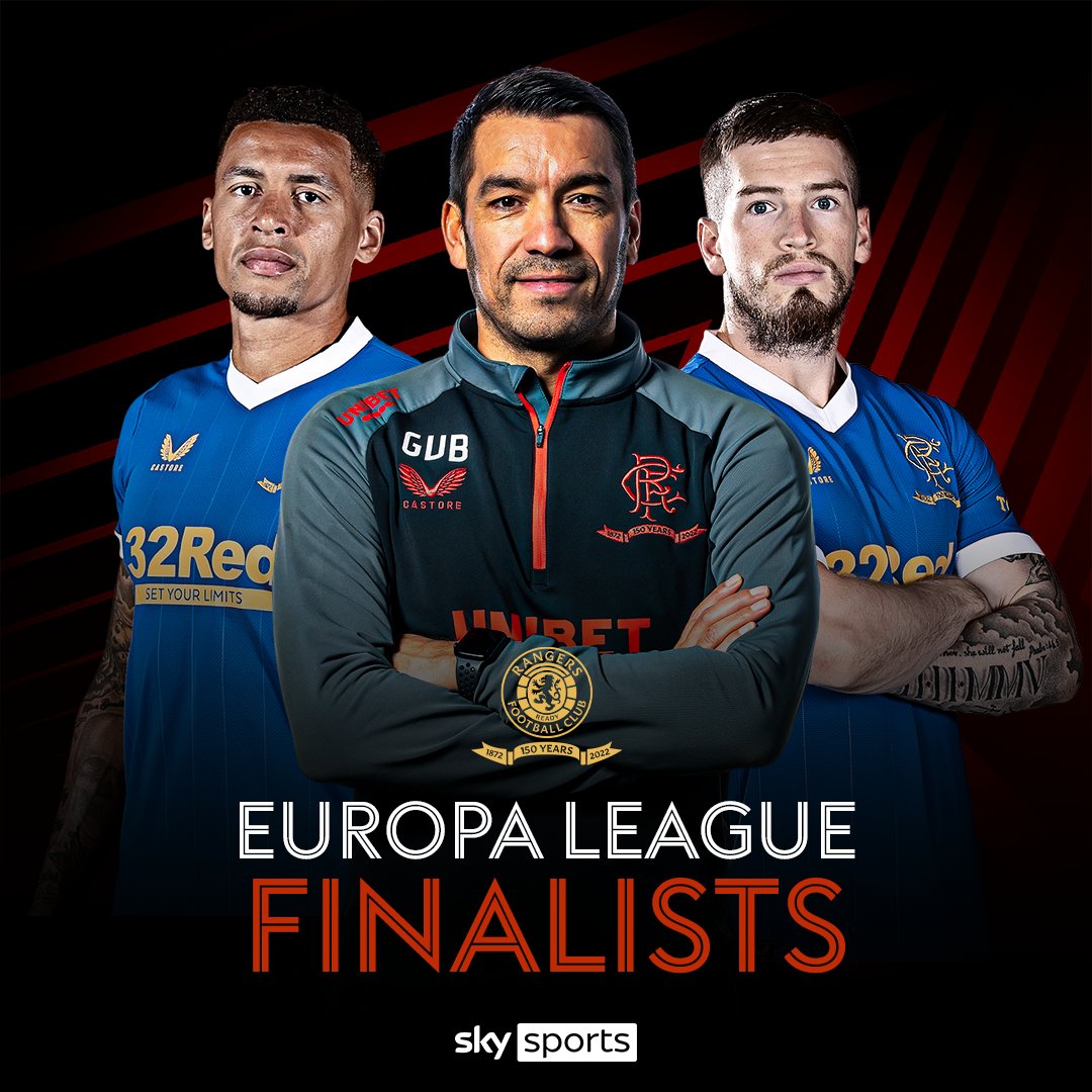 Rangers are Europa League finalists! 🎉