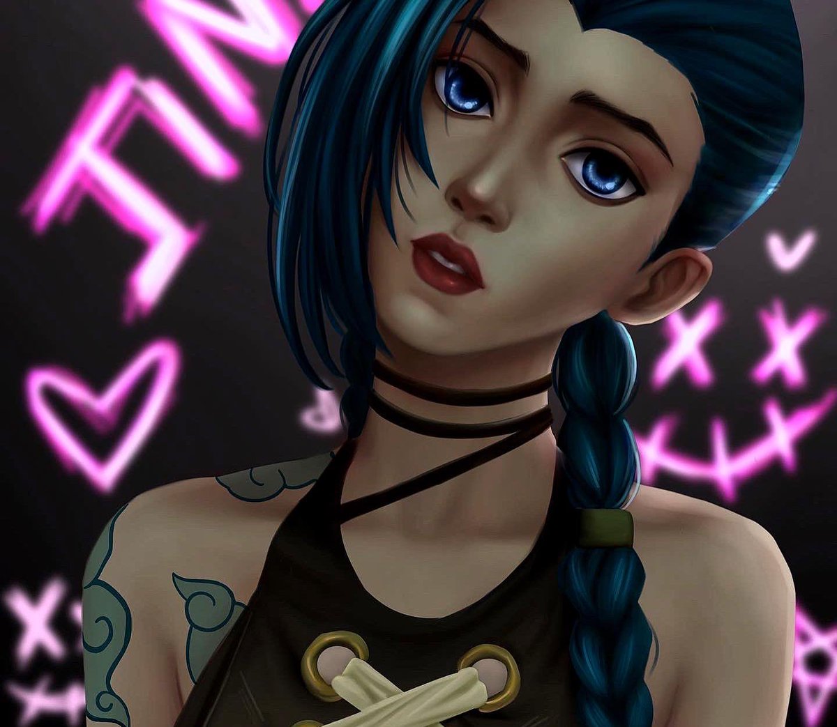 lanzaly_m's tweet photo. Jinx fan art. 😍🥰 https://t.co/Dr2cP819U4