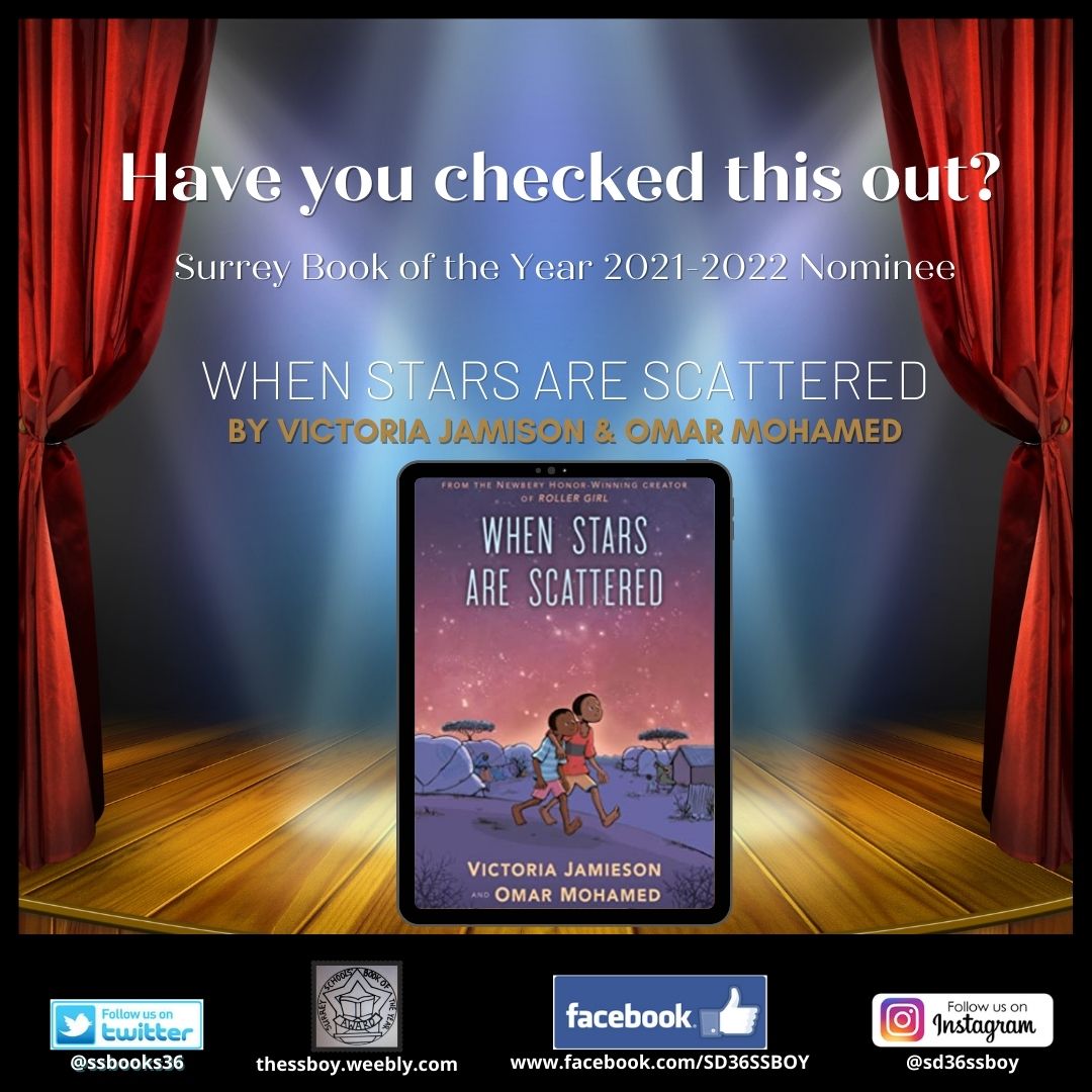 Discover hope in When Stars are Scattered by <a href="/JamiesonV/">Victoria Jamieson</a> and Omar Mohamed #ssboy #sd36learn #sd36tl #mglit