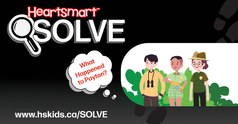 HeartandStroke's tweet photo. Can you help SOLVE this mystery? 🔎 
Calling all teachers and educators, H&amp;S is proud to announce a new online learning tool developed for kids in grades 7+, HeartSmartTM SOLVE. Investigate evidence files, test knowledge, watch videos, and learn as you go!