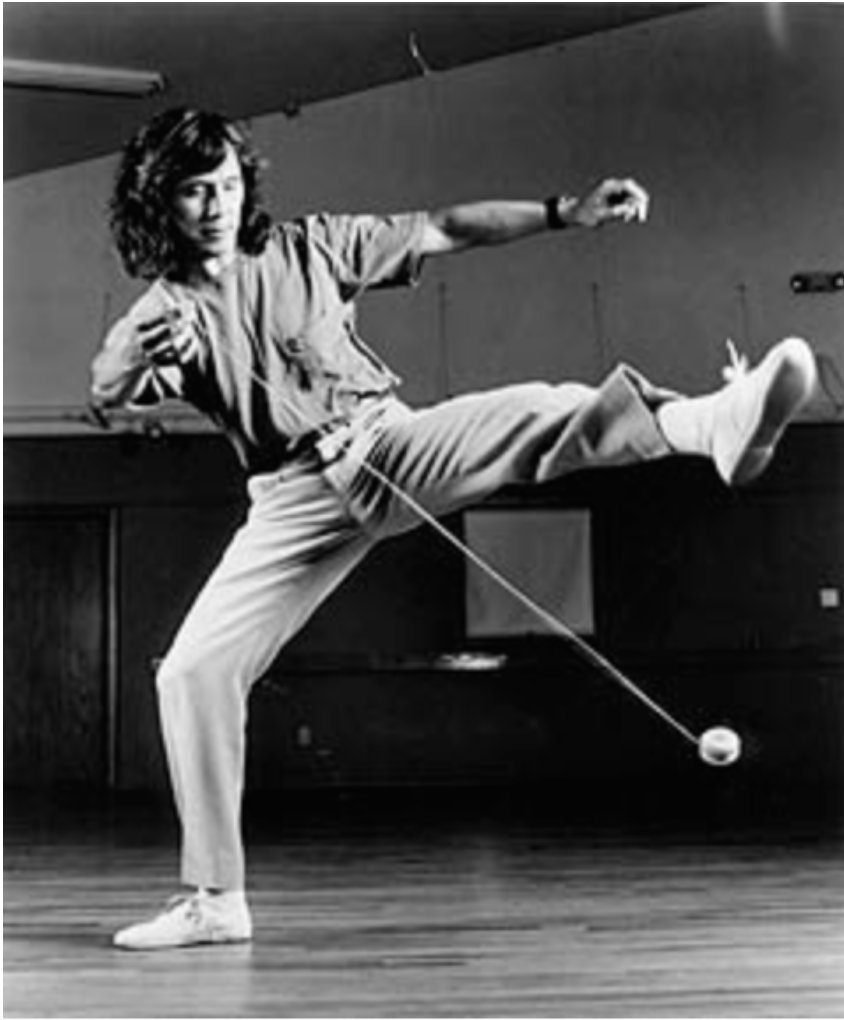 For #AAPIHeritageMonth here's a story of Mel Wong, wonderful @MerceTrust dancer who created his own blend of performances. Pictured here in his yo-yo solo, an early example of dances of cultural identity wendyperron.com/mel-wong-1938-… ph K. Bubriski @DanceStudies