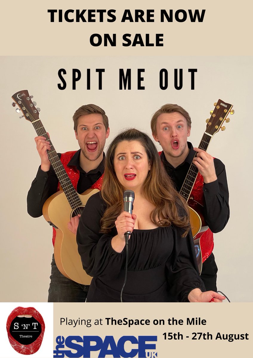 ➡️ BIG ANNOUNCEMENT ⬅️ Tickets are NOW ON SALE for our run at <a href="/edfringe/">Edinburgh Festival Fringe</a> at <a href="/theSpaceUK/">theSpaceUK</a> on the Mile from Monday 15th - Saturday 27th August. 
Buy your tickets through the link in our bio. Catch you there! 
<a href="/lawrence_harp/">Lawrence Harp</a> <a href="/_drewrafton/">Drew</a> <a href="/MadeleineActs/">Madeleine Gordon</a> <a href="/lizzie_wootten/">Lizzie Wootten</a>