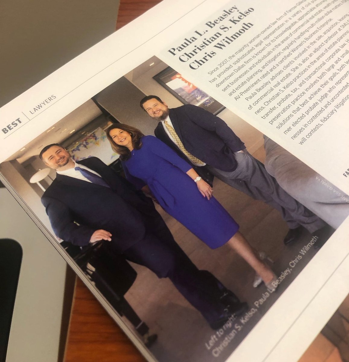 FGHWLAW's tweet photo. For more information about these attorneys, please visit https://t.co/TKCUoNDqGA.

Christian S. Kelso – Estate Planning, Probate, Tax
Paula L. Beasley – Commercial Real Estate
Chris Wilmoth  - Probate &amp; Guardianship

#TexasAttorneys #DallasLawyers https://t.co/zAVIVq0kok