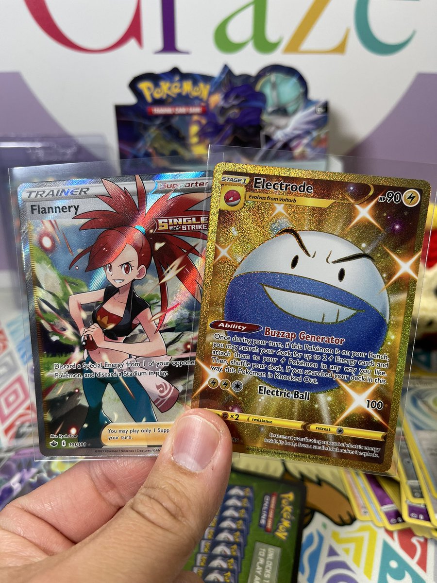 catchacraze's tweet photo. ✨Shiny Electrode is a beast!✨
#shinypokemon #pokemonCards https://t.co/bcJKiWkOod