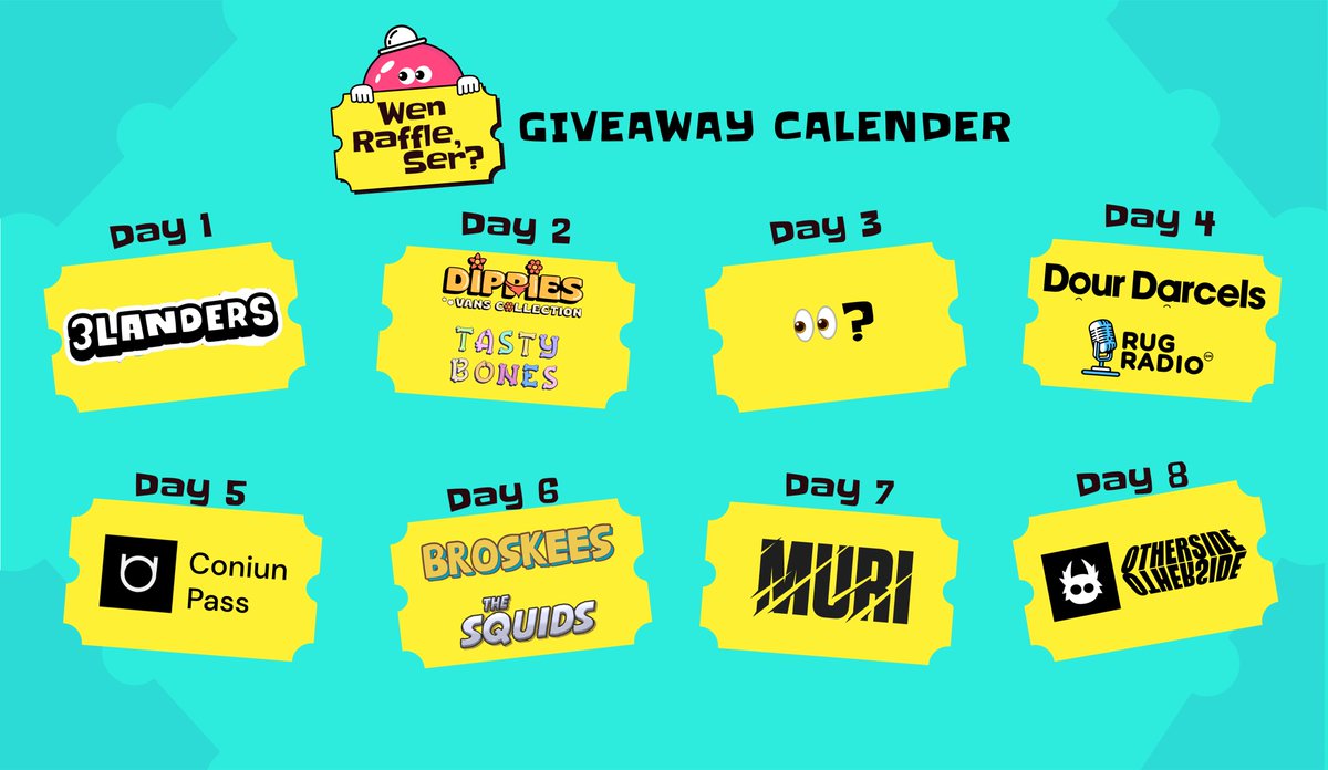 Wen Raffle Ser (Minting Now) tweet media