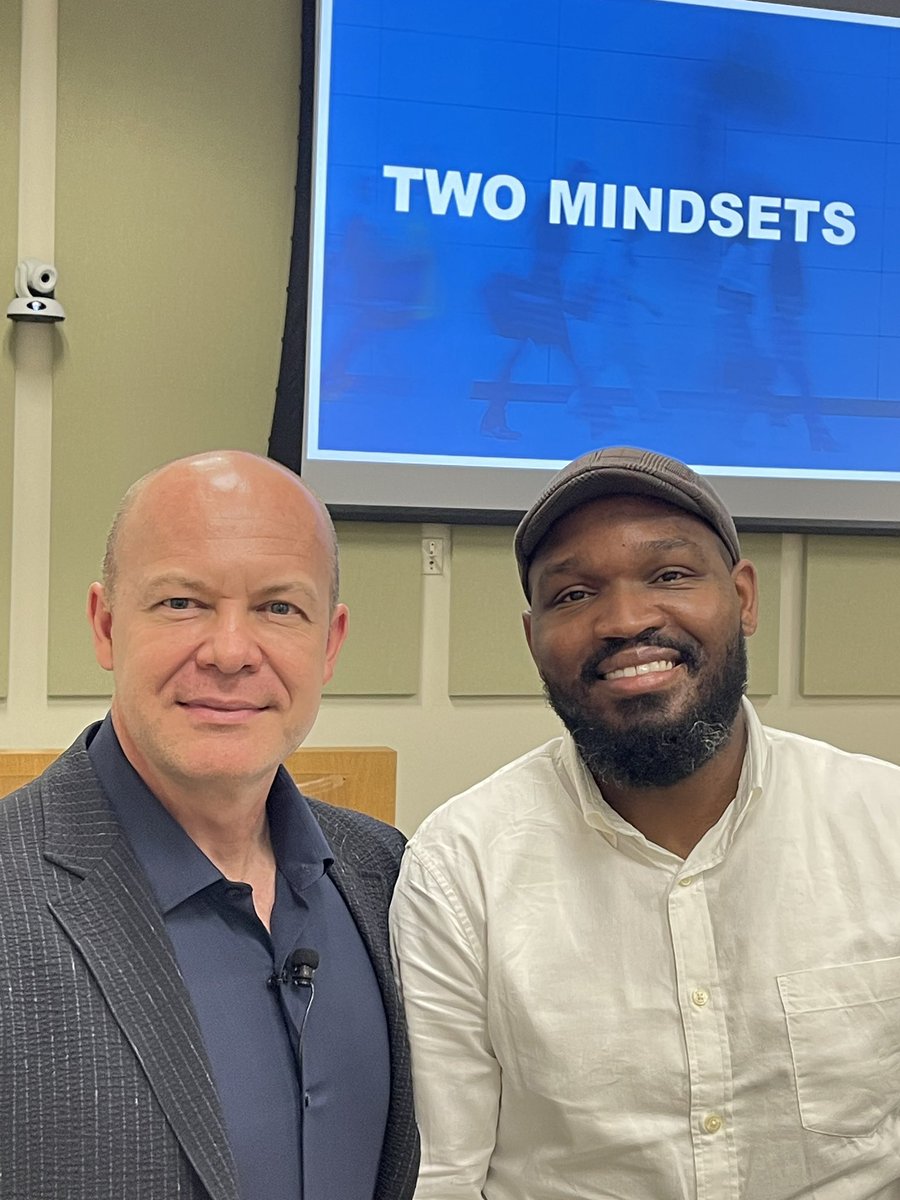 Chip_Huth's tweet photo. Thank you to my friend, Jamaco Brown, inventor and entrepreneur, for making time to join me at Georgia State University today to discuss the significant role mindset plays in productive influence and collaboration. https://t.co/xeKQZagqBe