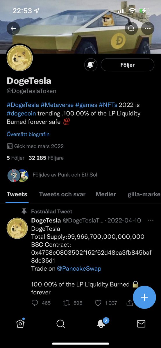 kaowjw's tweet photo. @DogeTeslaToken Eth: 0x550bB3b2315CEF315ca13481e95493978768941C https://t.co/rTdvizVAO0