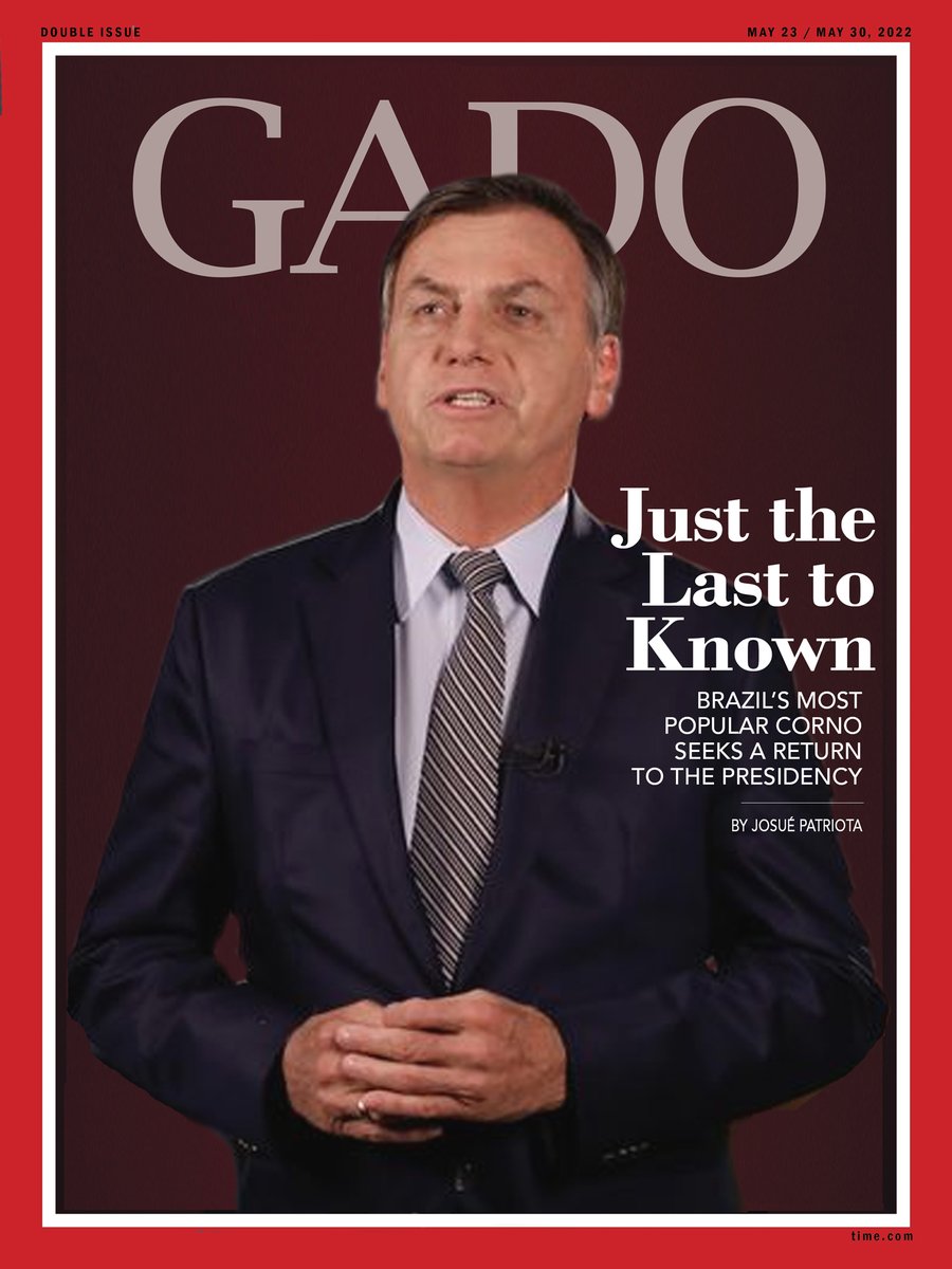 AleMarchi9's tweet photo. Bolsonaro também é capa de revista.
Parabéns Mito!
#Bolsonaro #capaDeRevista #Revista #Gado
#Brasil #LULANATIME #Brazil #Mito https://t.co/YLiAcEAbuy