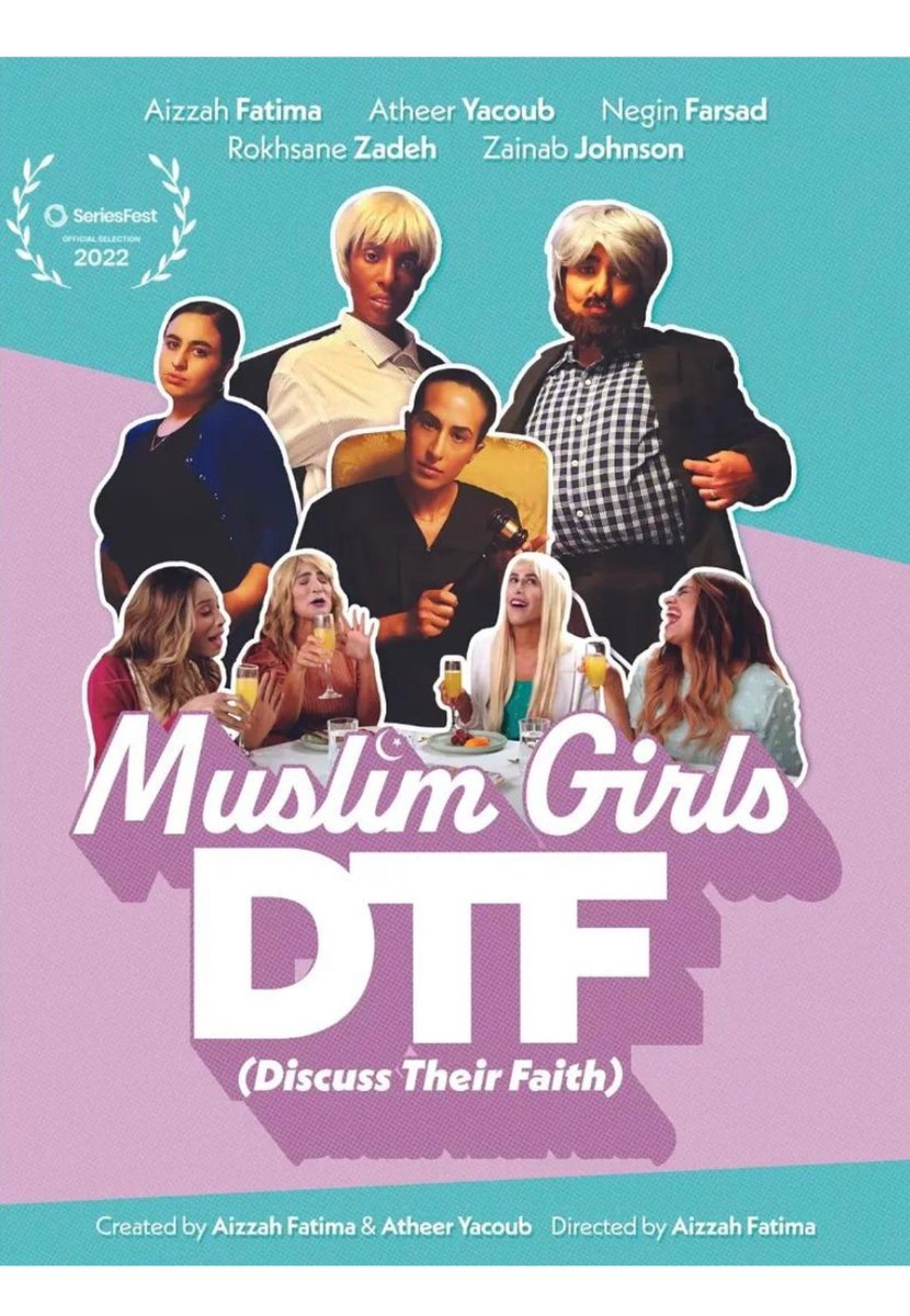 As we WORLD PREMIERE our <a href="/MuslimGirlsDTF/">Muslim Girls DTF (discuss their faith)</a> pilot at <a href="/SeriesFest/">SeriesFest</a> tomorrow, I'm so thankful to all the organizations who have helped us get this far <a href="/YALLcomedy/">Yes, And... Laughter Lab</a> <a href="/RoddenberryFdn/">The Roddenberry Foundation</a> #roddenberryimpactaward <a href="/ISFScholarships/">Islamic Scholarship Fund</a> with <a href="/AtheerYacoub/">Atheer Yacoub</a> <a href="/raustinjr/">Ronald Austin Jr.🌹</a> <a href="/VinnyAnand1/">Vinny Anand</a>