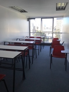UMabroad's tweet photo. New program center: it's in a beautiful, conveniently located area, with an impressive view from our top floor terrace, from where one can even see the Teatro Colón Opera House across the park. @ortegaygassetar 
#UMabroad #StudyAbroad #Argentina https://t.co/3QJq0ZrVGz