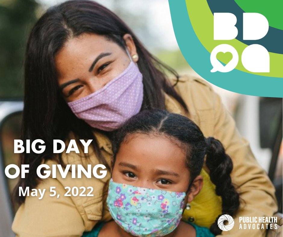 WeArePHA's tweet photo. There is still plenty of time to make your donation to Public Health Advocates for Big Day of Giving!

Donate here: https://t.co/yIuzfDH9x4
#WeArePHAdvocates #BDOG2022 https://t.co/lGQ5wiToQ4