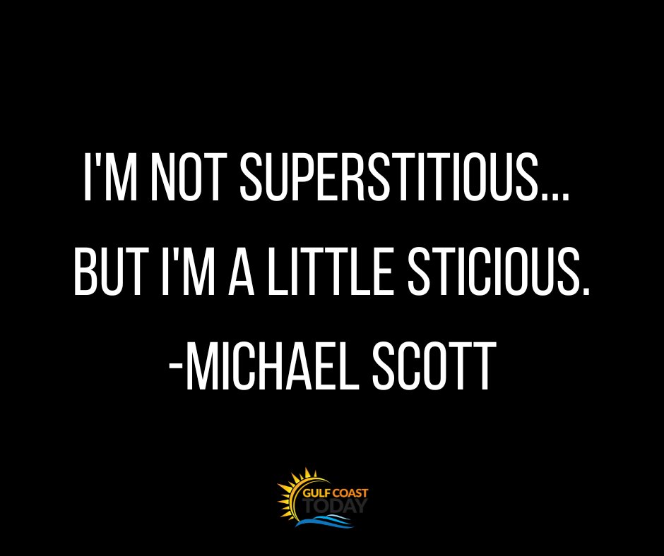 Happy Friday the 13th!

#Fridaythe13th #michaelscott #TheOffice #superstitious