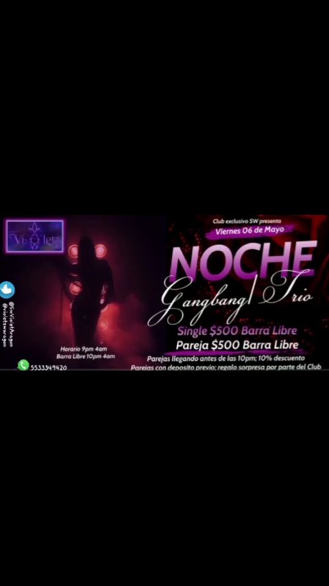 Ven y disfruta de una noche llena de sensualidad buena música y buen ambiente cupo limitado 🔥💃🕺👅